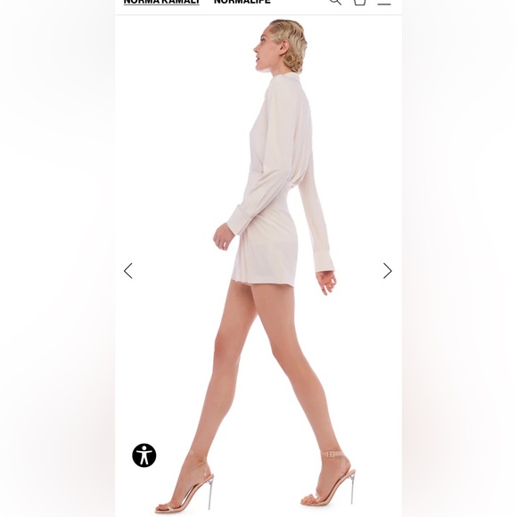 Norma Kamali pleated elephant short size small - Picture 5 of 6